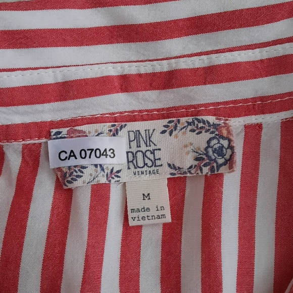 Striped Button Down Shirt - Picture 2 of 3